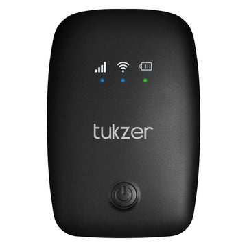 Tukzer 4G LTE Wireless Dongle with All SIM Network Support | Plug & Play Data Card Stick with up to 150Mbps WiFi Hotspot | 2100mAh Rechargeable Battery| SIM Adapter Included, Single_Band (Black)