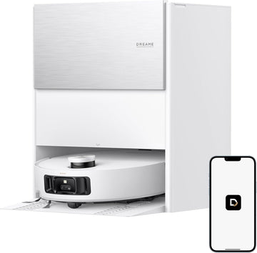 dreame Aqua10 Roller Robot Vacuum and Mop, AquaRoll Mop, 30,000Pa Suction | 100% Detangling, Carpet-Protecting Roller Guard, 2.36in Obstacle Clearing, Auto-Empty, Self-Cleaning, Roller Mop Extending