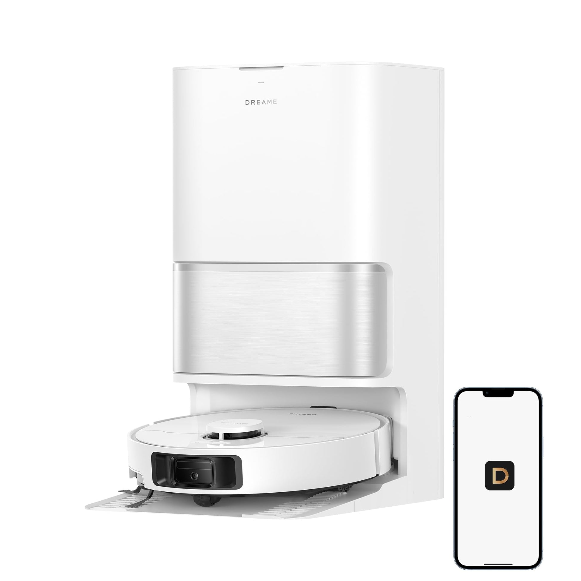dreame L40s Ultra CE Robot Vacuum and Mop with Self-Emptying, TriCut Brush | 13,000Pa Suctiion, DuoSrub Mopping, Extendable Mop, Mop Self-Cleaning, Ultrasonic Carpet Sensing, 3DAdapt Obstacle Avoidance