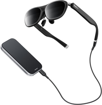Rokid AR Spatial Black- Max2 AR Glasses & Station2 Spatial Computer with 360