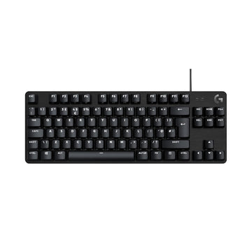 Logitech G413 TKL SE Wired Mechanical Gaming Keyboard - Compact Backlit Keyboard with Tactile Mechanical Switches, Anti-Ghosting, Compatible for Windows, macOS - Black