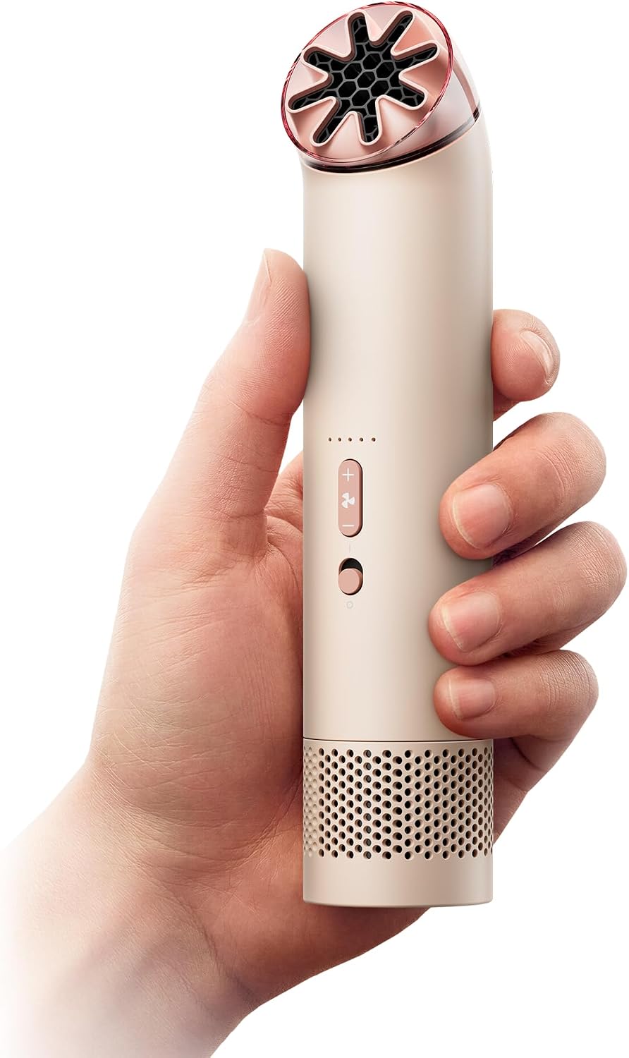 Dyson HushJet Mini Bladeless Personal Fan (Stone/Blush)