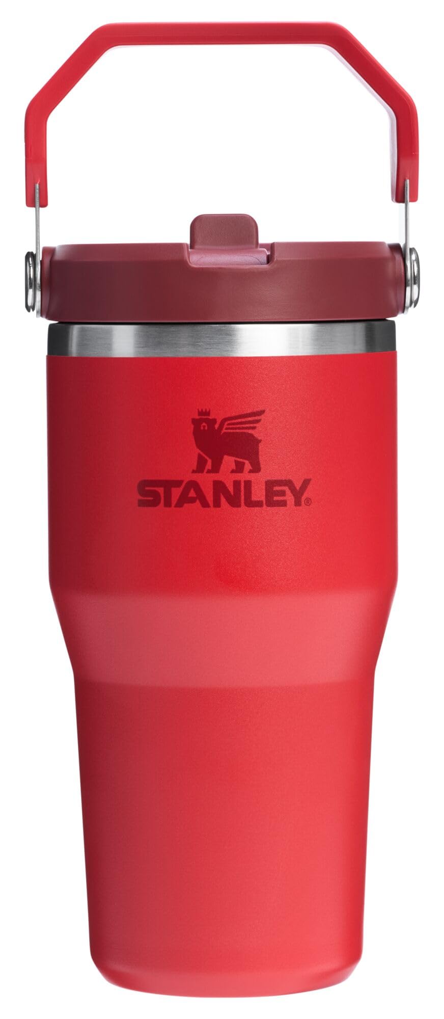 Stanley IceFlow Stainless Steel Tumbler with Straw - Vacuum Insulated Water Bottle for Home, Office or Car Reusable Cup with Straw Leak Resistant Flip Cold for 12 Hrs or Iced for 2 Days (Rose Quartz)