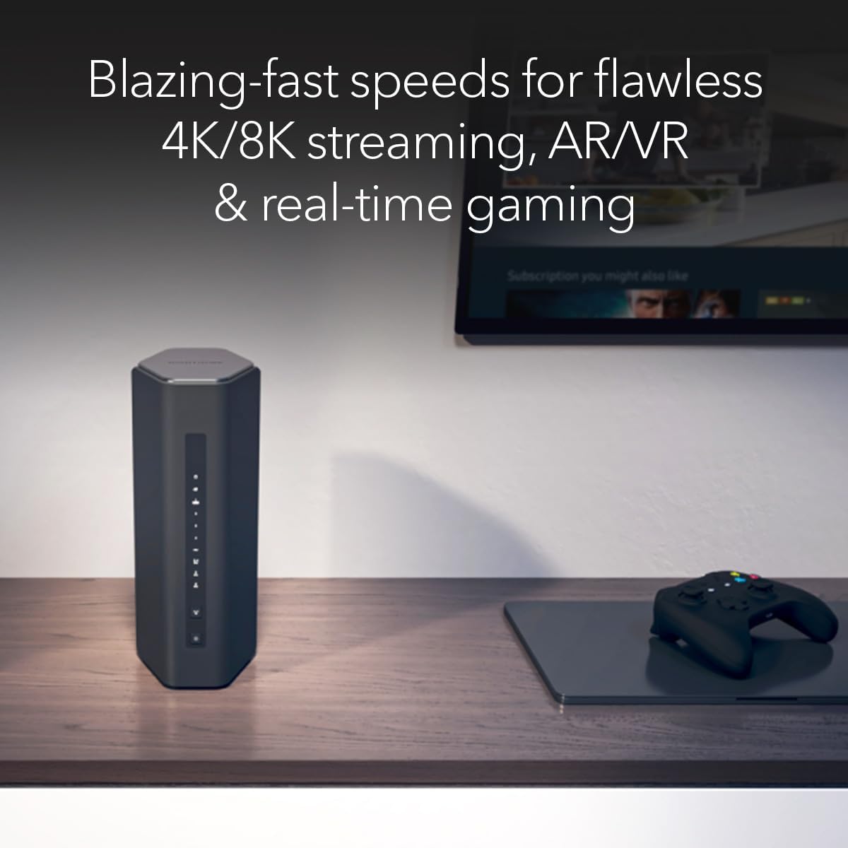 NETGEAR Nighthawk WiFi 7 Router RS500, Up to 3,000 sq ft, 12 Gbps