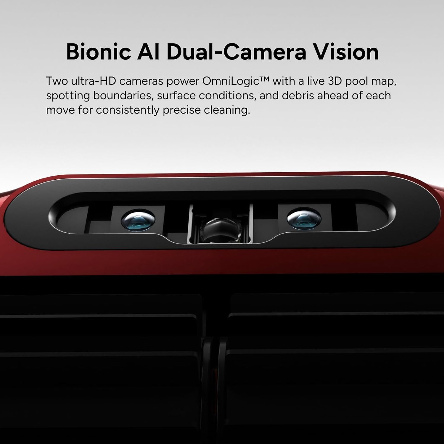 iGarden Robotic Pool Cleaner M1 AI Series, 5.5H Runtime, AI Dual-Camera Vision, 5,019 GPH Suction, Smart Navigation, Wall & Waterline Cleaning for Above & In-Ground Pools