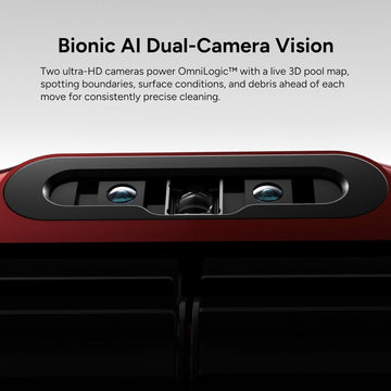 iGarden Robotic Pool Cleaner M1 AI Series, 5.5H Runtime, AI Dual-Camera Vision, 5,019 GPH Suction, Smart Navigation, Wall & Waterline Cleaning for Above & In-Ground Pools