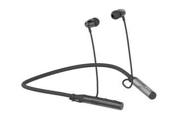 Philips Audio TAN2215 Bluetooth Wireless In Ear Earphones with 11 Hr Playtime, 9 mm Drivers, IPX4 Splash Proof, Magnetic Eartips, with Mic (Black)