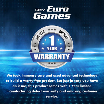RPM Euro Games Gaming Keyboard Wired | 87 Keys Space Saving Design | Membrane Keyboard with Mechanical Feel | LED Backlit & Spill Proof Design