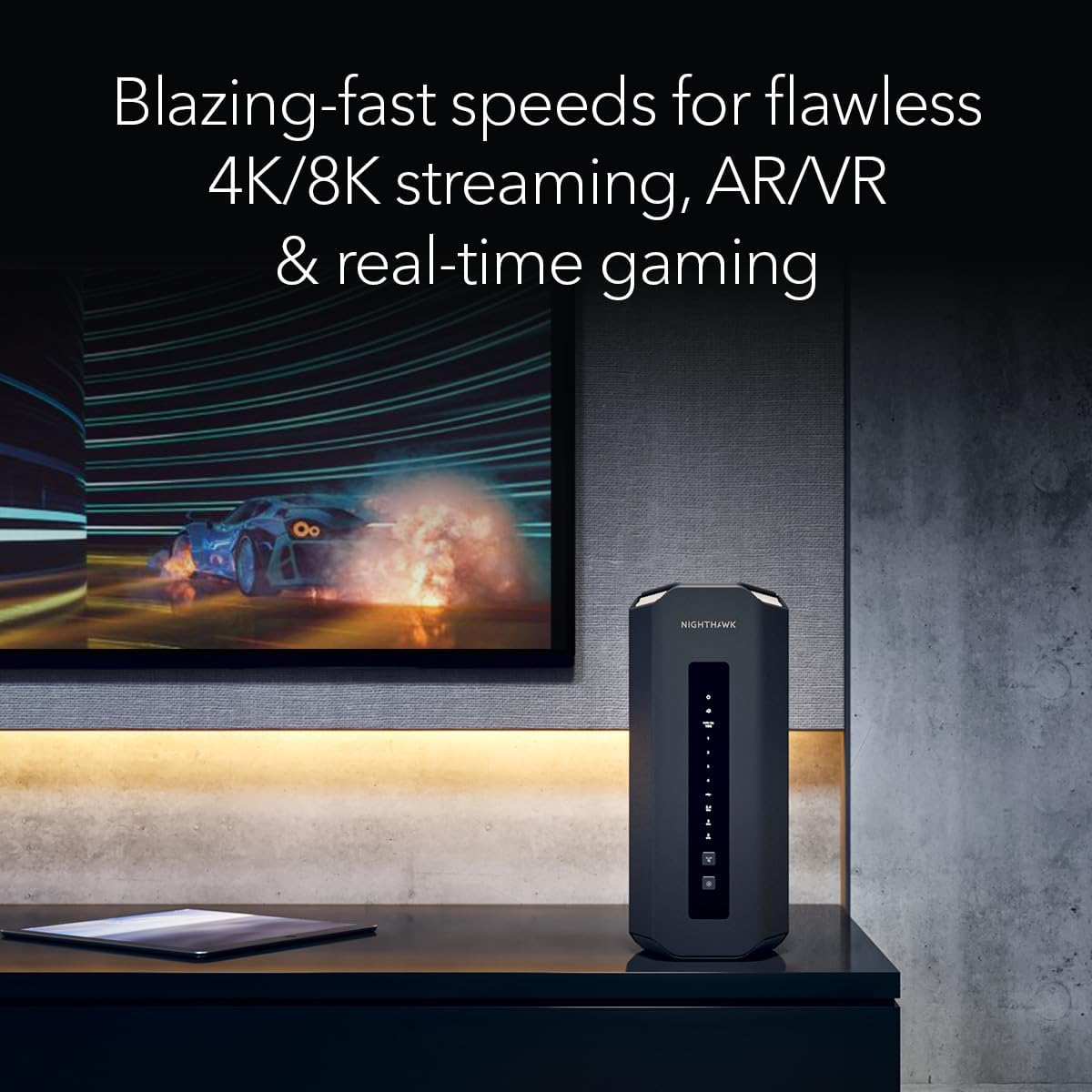 NETGEAR Nighthawk WiFi 7 Router RS700S, Up to 3,500 sq ft, 19 Gbps