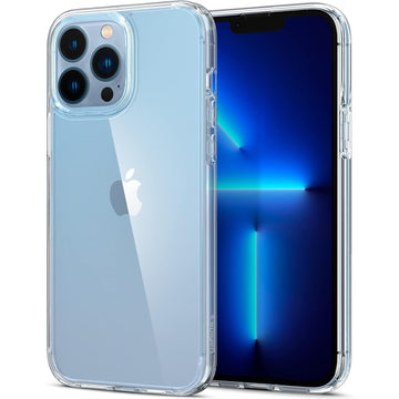 Spigen Ultra Hybrid Back Cover Case Compatible with iPhone 13 Pro Max (TPU + Poly Carbonate | Crystal Clear)