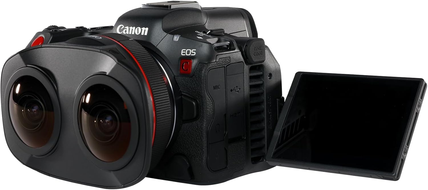 Canon VR Content Creator Kit - EOS R5 C Full-Frame Hybrid Camera and RF5.2mm F2.8 L Dual Fisheye Lens, for Video Professionals