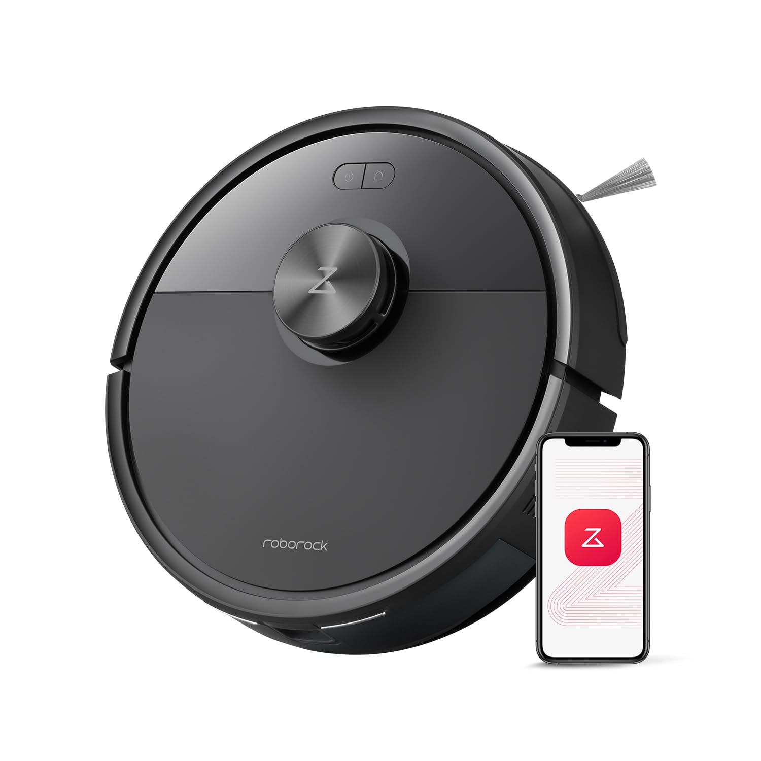 roborock Q10 S5+ Robot Vacuum and Mop, 10,000Pa Suction, Upgraded from Q8 max+, 70 Days Self-Emptying, Obstacle Avoidance, Sonic Mopping, Dual Anti-Tangle Design, Auto Mop Lifting, Ideal for Pet Hair