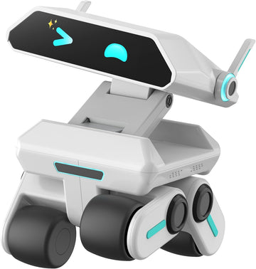 YONBO AI Robot for Kids, Programmable & Interactive AI Robot, STEAM Educational Toy ChatGPT Powered, Personalized Companion Robot with Voice Control, Visual Recognition, Emotion-Aware, Long Memory