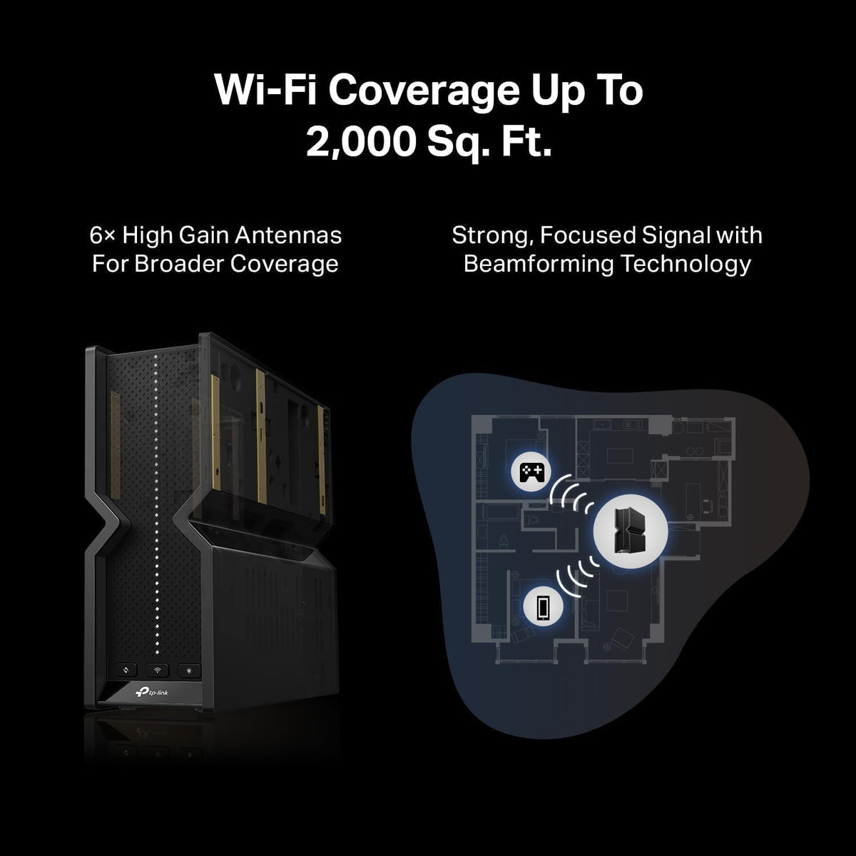 TP-Link Tri-Band BE9300 WiFi 7 Router (Archer BE550)