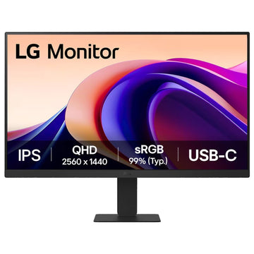 LG 32U631A IPS QHD (2560x1440) Monitor, 32 Inch, 100Hz, sRGB 99% (Typ.), HDR10, USB-C with PD 15W, HDMI, 3 Side Virtual Borderless, Head Phone Out, Reader Mode, Flicker Safe, 3 Years Warranty, Black
