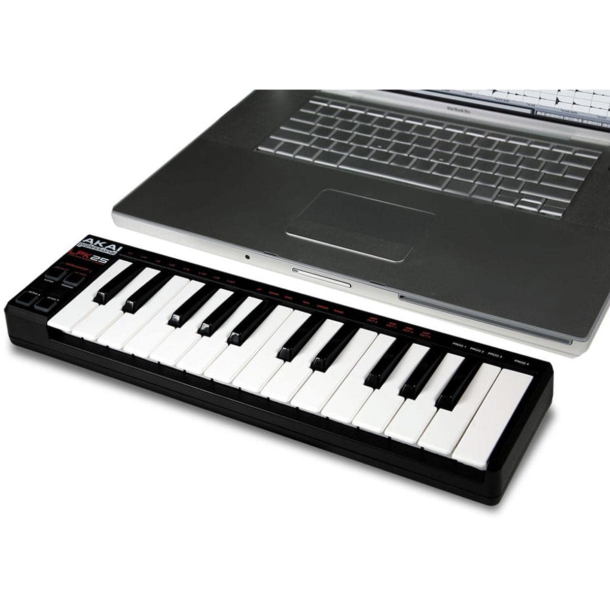 Akai Professional LPK25 | 25-Key Ultra-Portable USB MIDI Keyboard Controller for Laptops