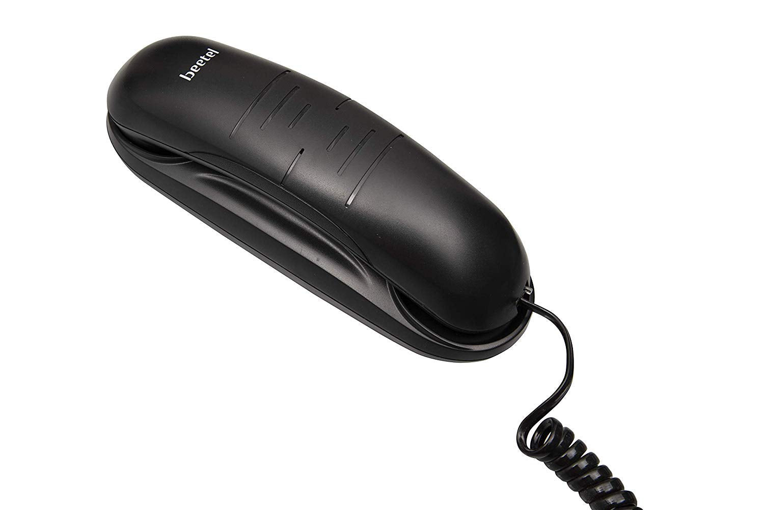 Beetel B26 Slim Corded Landline Phone,Ringer Volume Control,Wall/Desk Mountable,Ringer On/Off Switch,Clear Call Quality,Compact Design,Tone Pulse/Flash/Redial Function (Made in India) (Black)(B26)