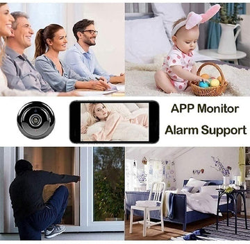 AUSHA®Full HD Wireless CCTV Camera with Night Vision, Smart Motion Detection, Mobile Connection,Two Way Audio (SMART CAMERA) (C2 CCTV)