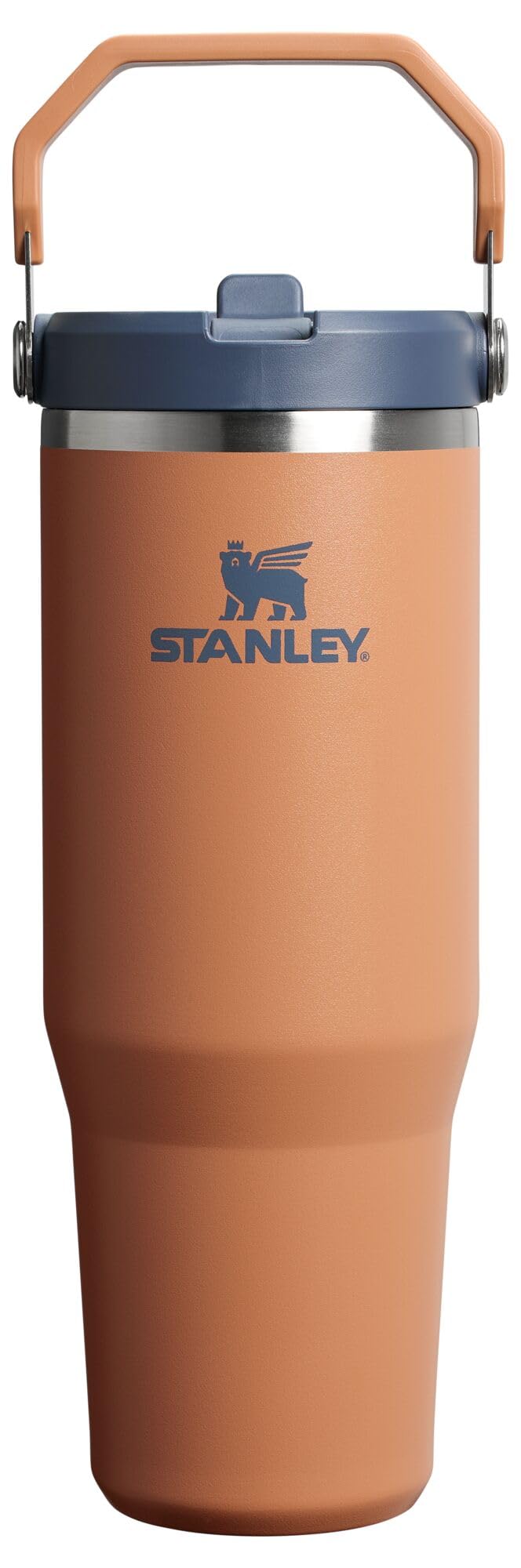 Stanley IceFlow Stainless Steel Tumbler with Straw - Vacuum Insulated Water Bottle for Home, Office or Car Reusable Cup with Straw Leak Resistant Flip Cold for 12 Hrs or Iced for 2 Days (Rose Quartz)