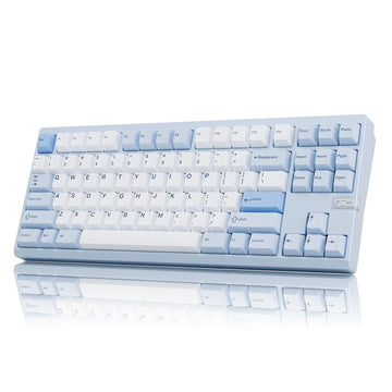 Chilkey ND TKL Aluminum Mechanical Keyboard, 87 Keys Tenkeyless Wireless Gaming Keyboard, Tri-Mode BT5.3/2.4GHz/USB-C PBT Keycaps Hot Swappable Custom Key Board for Windows Laptop Office PC