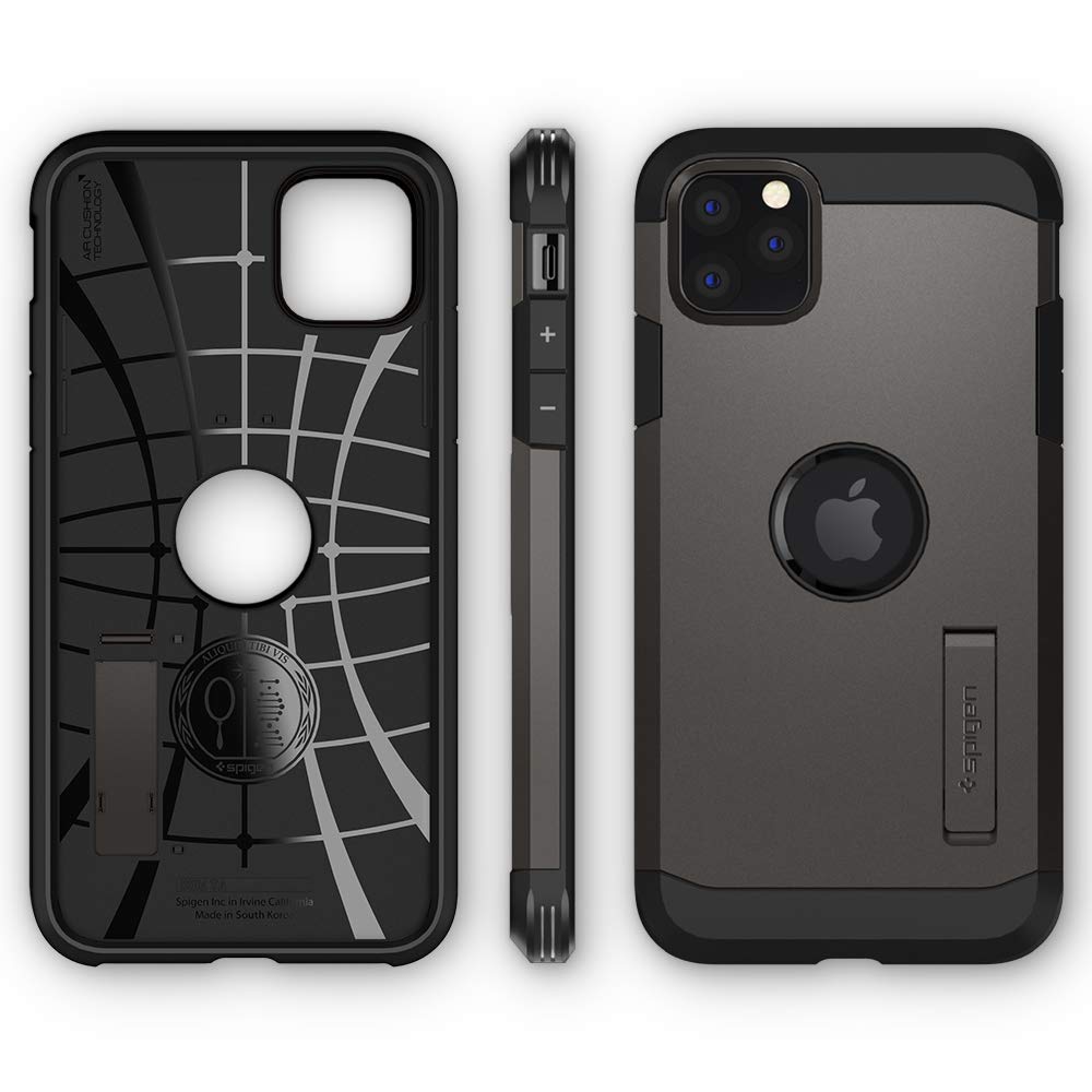 Spigen Tough Armor Back Cover Case for iPhone 11 Pro Max (TPU + Poly Carbonate | Gunmetal)