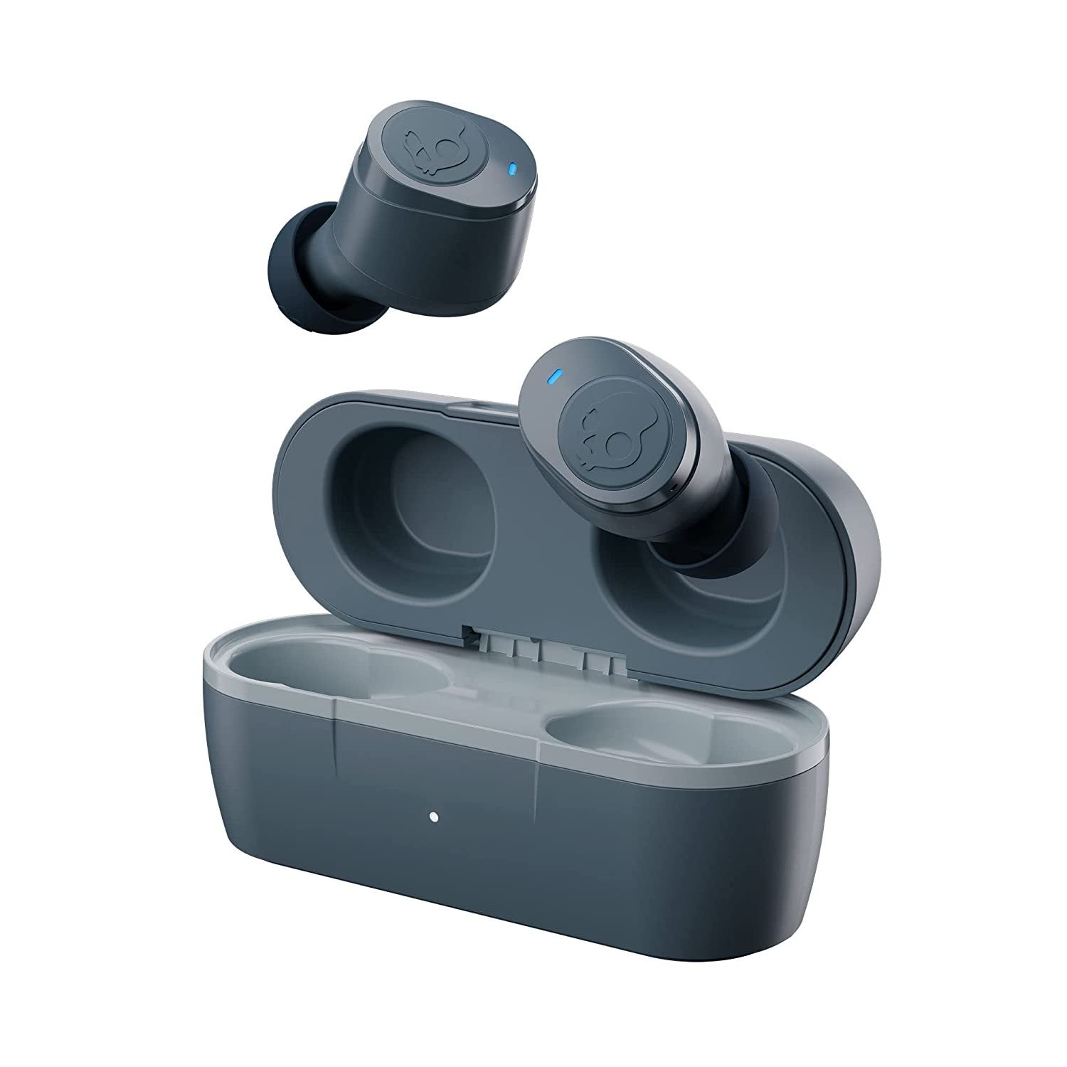Skullcandy Jib True 2 in-Ear Wireless Earbuds, 32 Hr Battery, Microphone, Works with iPhone Android and Bluetooth Devices - Chill Gray