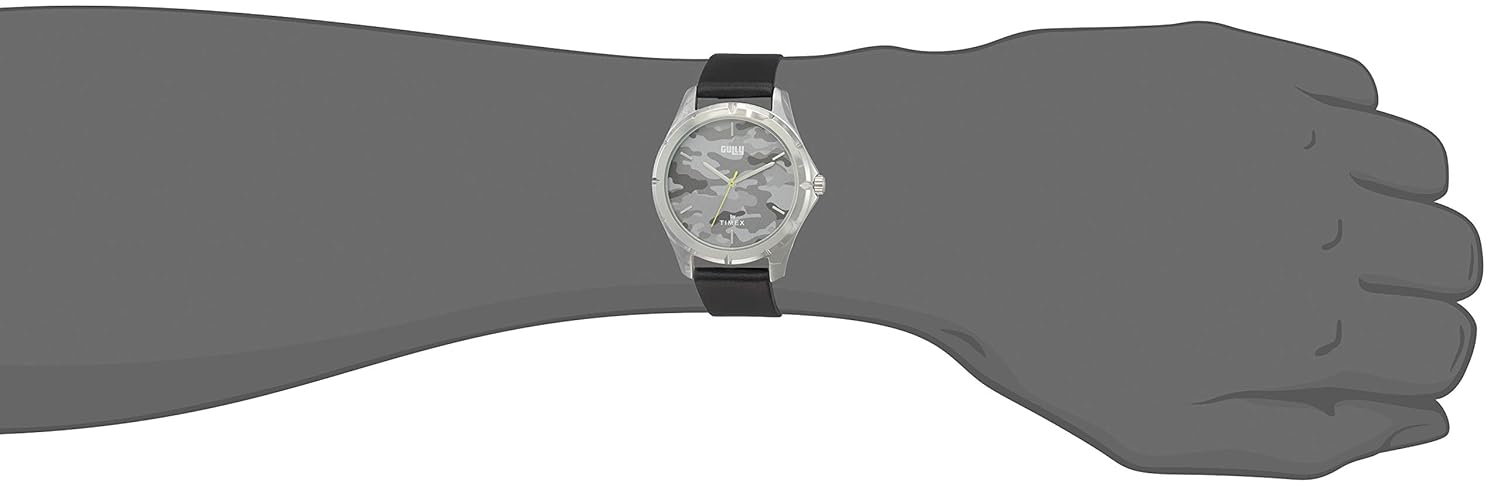 Gully by Timex Camouflage Analog Grey Dial Men's Watch-TW000V904