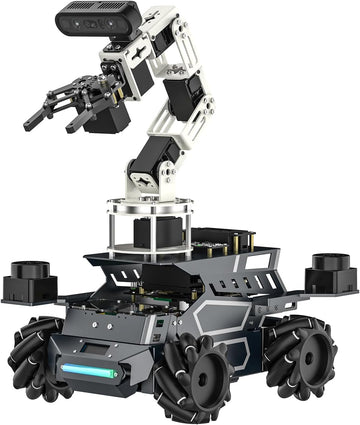 Yahboom ROSMASTER M3 Pro ROS2 Robot with Mecanum Wheel Support Multimodal AI Large Model, AI Voice Interaction, Vision Recognition(7-inch Display Optional) (Without Display-Orin Nano 8GB Ver)