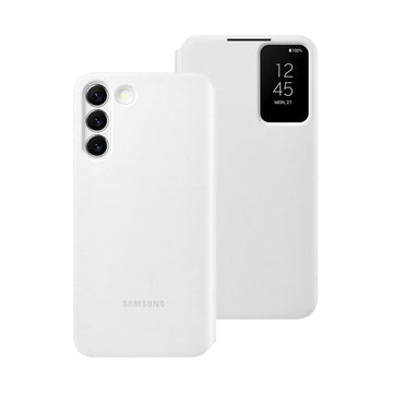 Samsung Official S22 Smart Clear View Cover White.