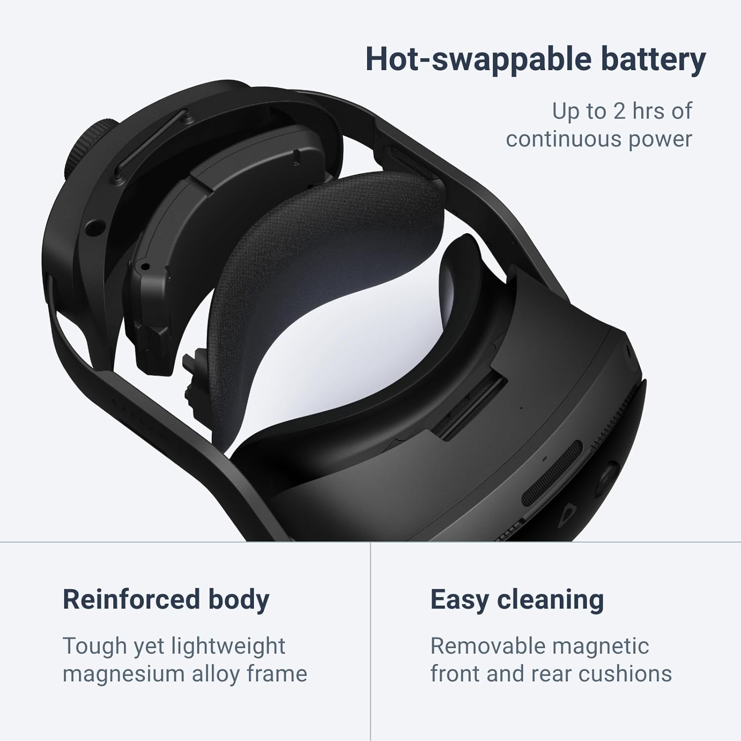 HTC Vive Focus Vision — Mixed Reality and PC VR Eye Tracking Headset + Controllers
