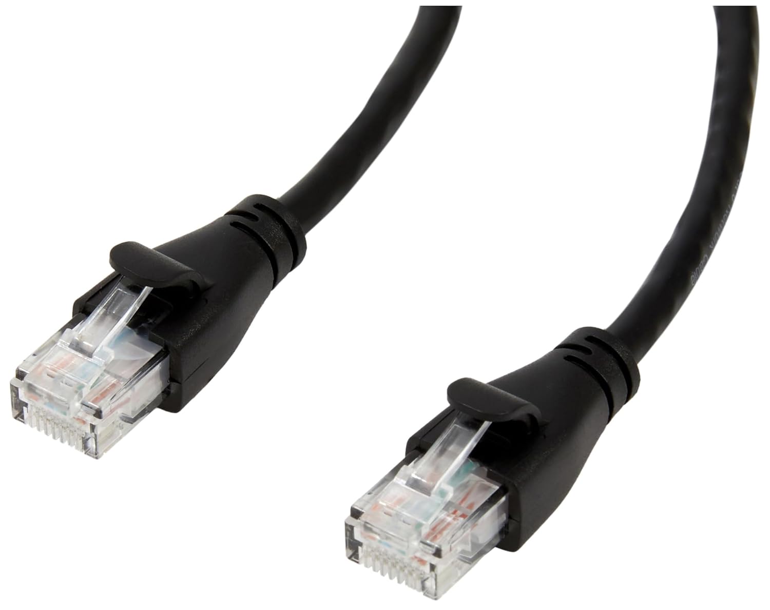 Amazon Basics RJ45 Cat-6 Ethernet Patch/LAN Cable for Personal Computer - 5Feet (1.5Meters), Black