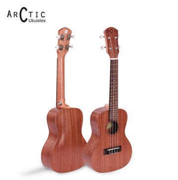 ARCTIC Soprano Ukulele 21 Inch for Beginners – Mahogany Wooden Ukulele with Nylon Strings, Tuning Pegs & Fingerboard (24 SPL)