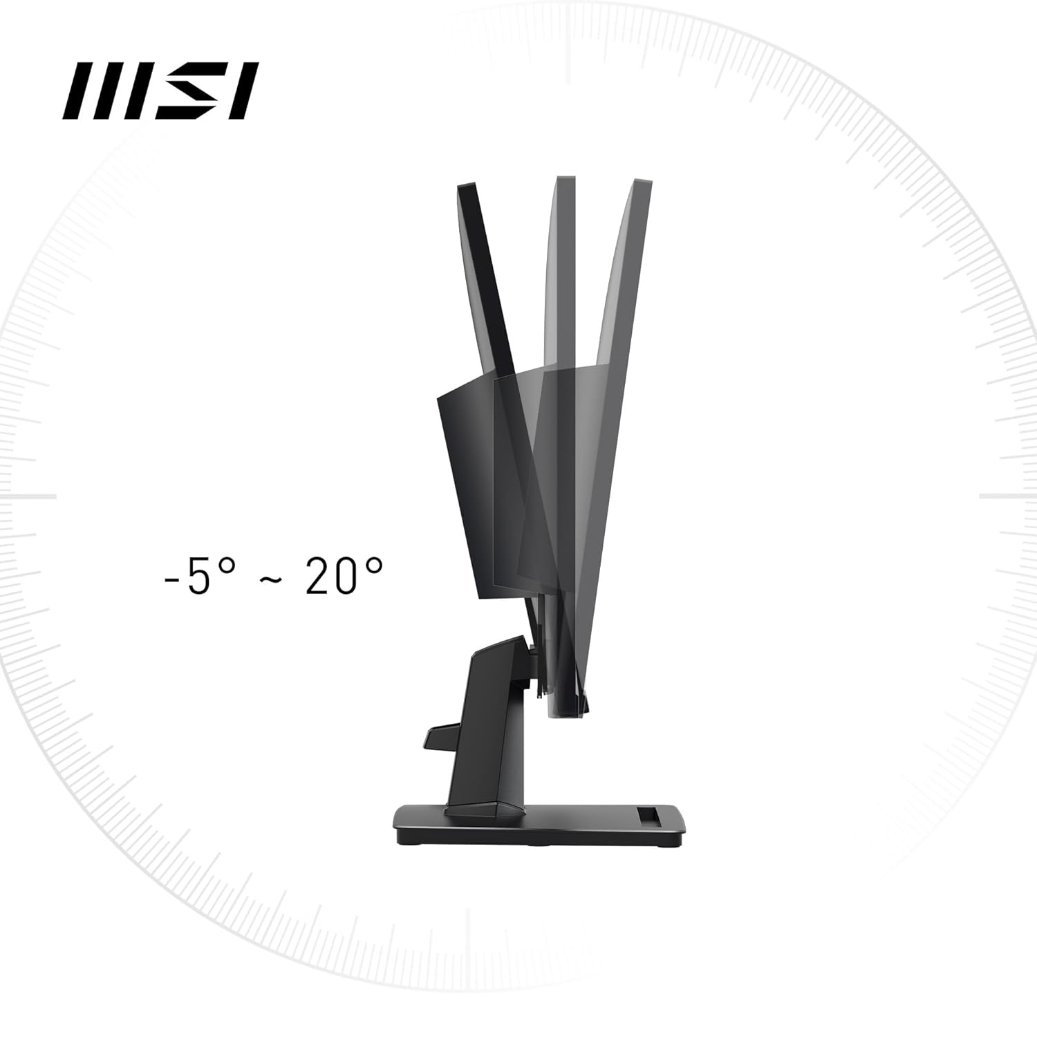 MSI PRO MP275Q 27 Inch 2K WQHD Office Monitor - 2560 x 1440 IPS Panel, 100 Hz, Eye-Friendly Screen, Built-in Speakers, Tilt-Adjustable - HDMI 2.0b, DP (1.2a)