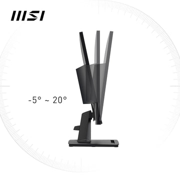MSI PRO MP275Q 27 Inch 2K WQHD Office Monitor - 2560 x 1440 IPS Panel, 100 Hz, Eye-Friendly Screen, Built-in Speakers, Tilt-Adjustable