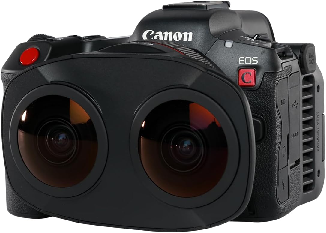 Canon VR Content Creator Kit - EOS R5 C Full-Frame Hybrid Camera and RF5.2mm F2.8 L Dual Fisheye Lens, for Video Professionals