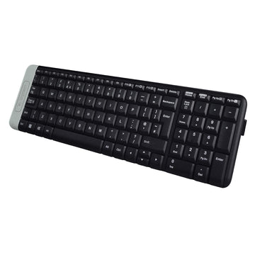 Logitech K230 Compact Wireless Keyboard for Windows, 2.4GHz Wireless with USB Unifying Receiver, Space-Saving Design, 2-Year Battery Life, PC/Laptop- Black