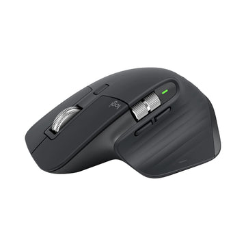Logitech MX Master 3S with Free Adobe Subscription - Wireless Performance Mouse with Ultra-Fast Scrolling, Ergo, 8K DPI, Track on Glass, Quiet Clicks, USB-C, Bluetooth -Graphite