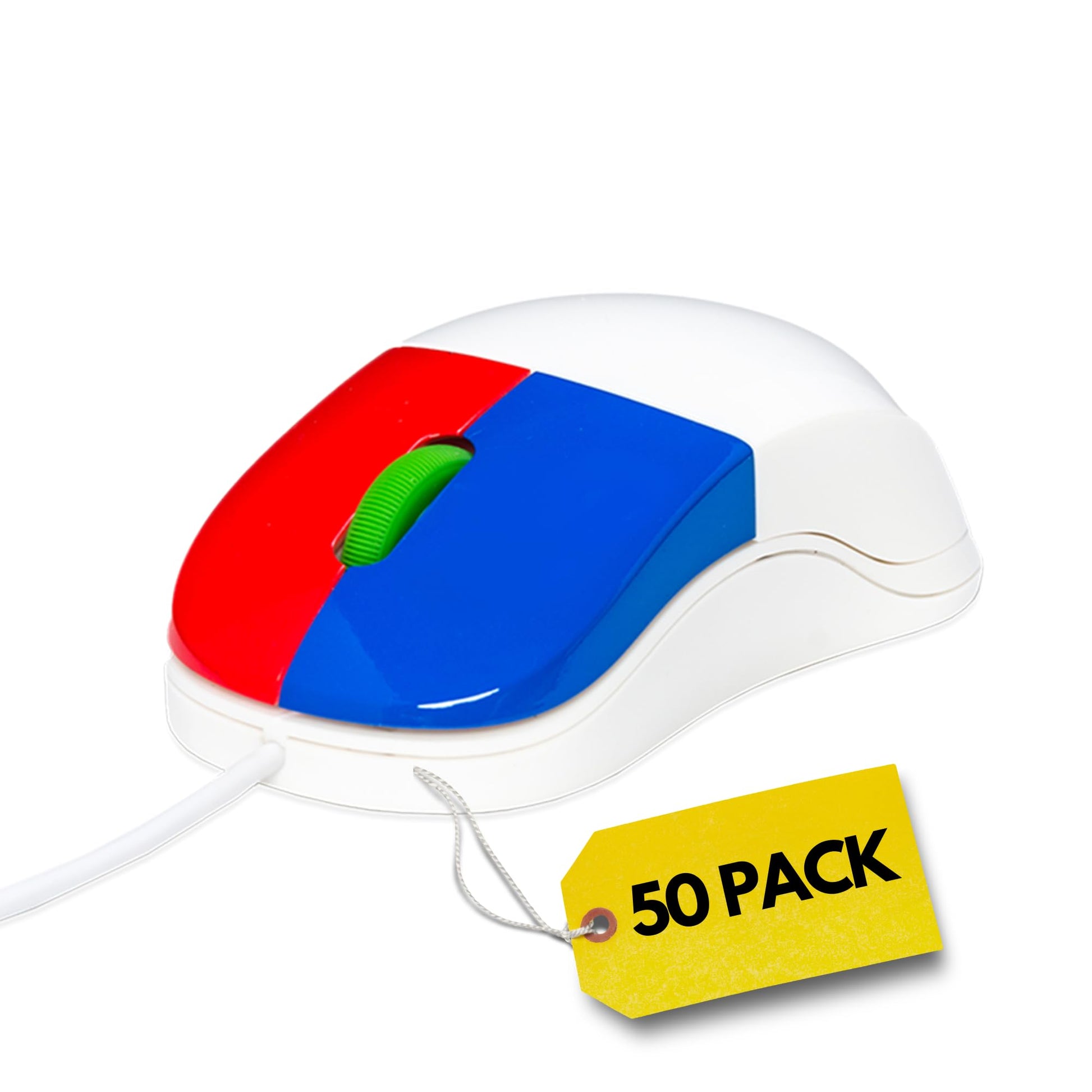 Clevy Kids Mouse - Colorful Ergonomic USB Computer and Laptop Kids Mouse for School and Home Computer Use - Wired Children Friendly - Compatible with Windows, macOS, Chromebook