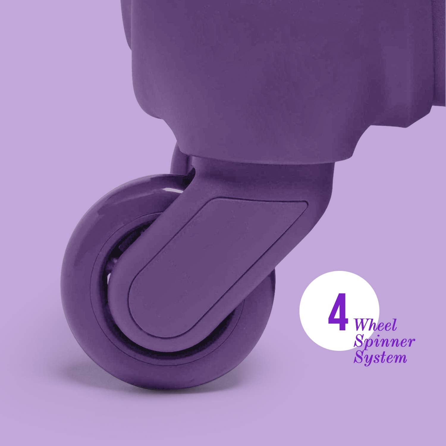 Lipault - Original Plume Spinner 72/26 Luggage - Large Suitcase Rolling Bag for Women - Light Plum