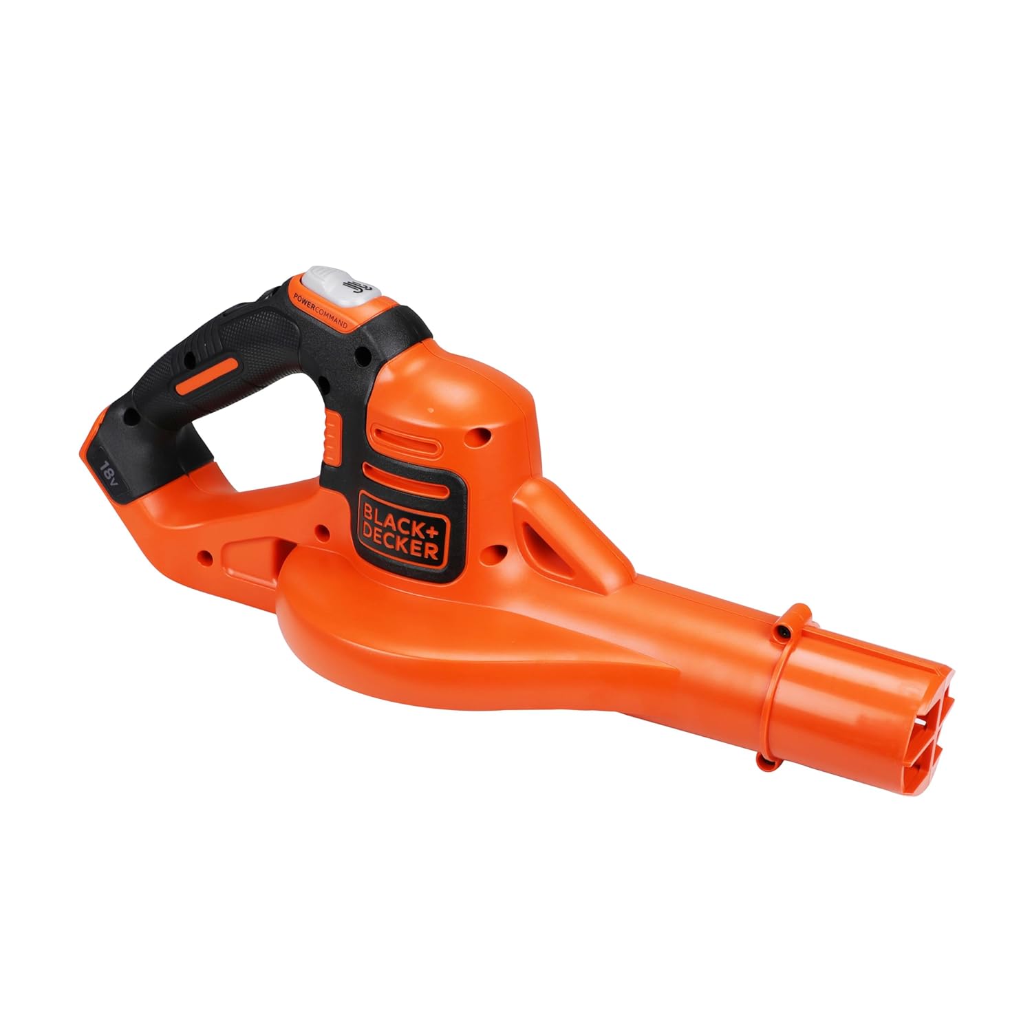 BLACK+DECKER GWC1820PCF-B1 18V Lithium-ion Cordless POWERCOMMAND™ Boost Leaf Blower, Runtime Upto 25 mins, Comes with with 1 Battery & 1 Charger, 209 km/h Blow Speed, Low Noise Design, Weight 1.7kg