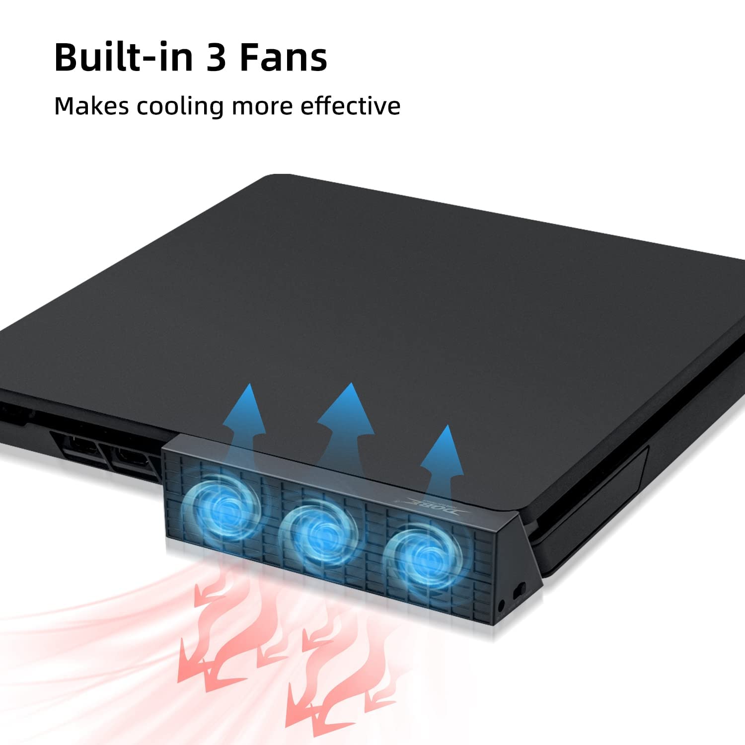 Cooling Fan for PS4 Slim Intelligent Cooling Fan for P4 Slim Gaming Console-TD-374GA.