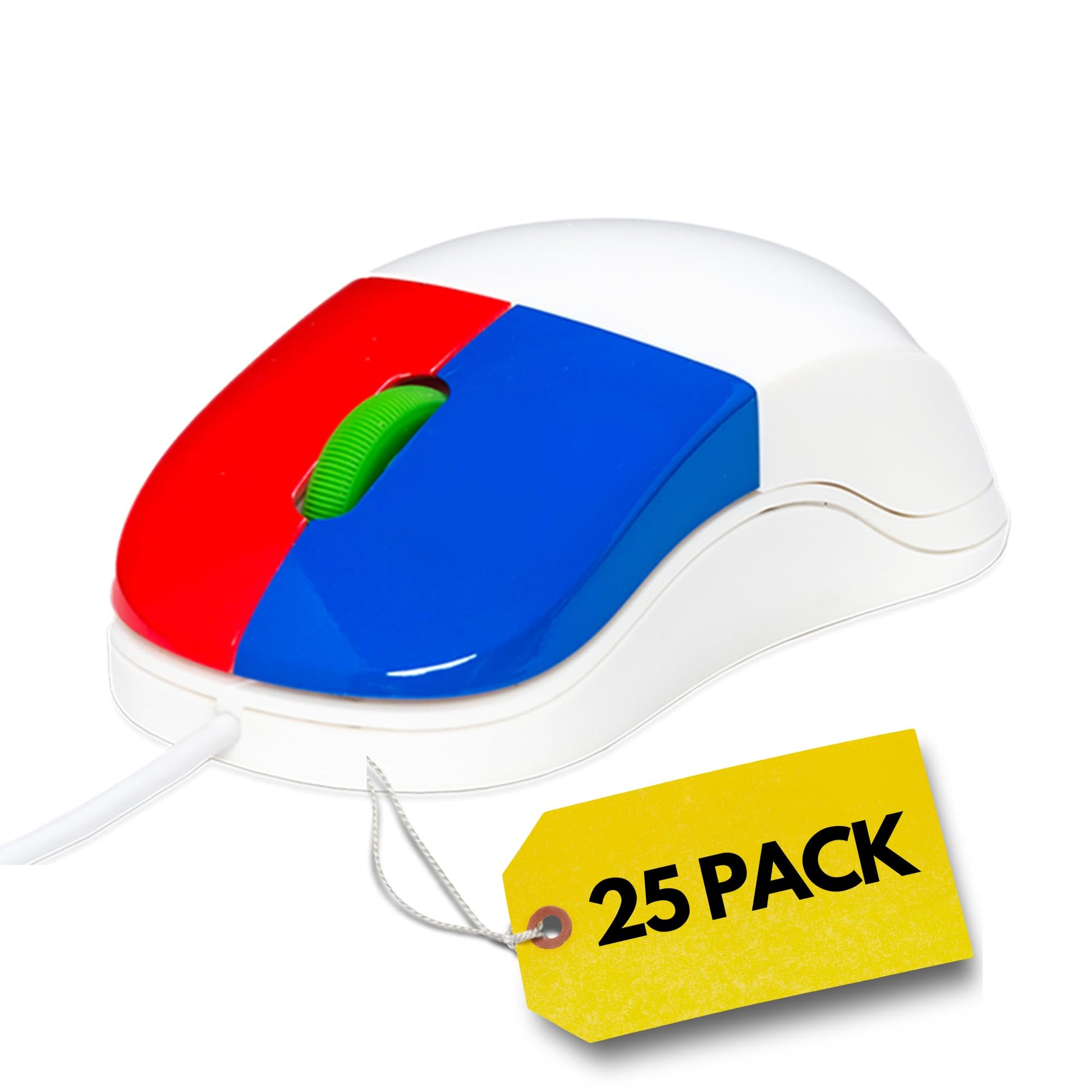 Clevy Kids Mouse - Colorful Ergonomic USB Computer and Laptop Kids Mouse for School and Home Computer Use - Wired Children Friendly - Compatible with Windows, macOS, Chromebook