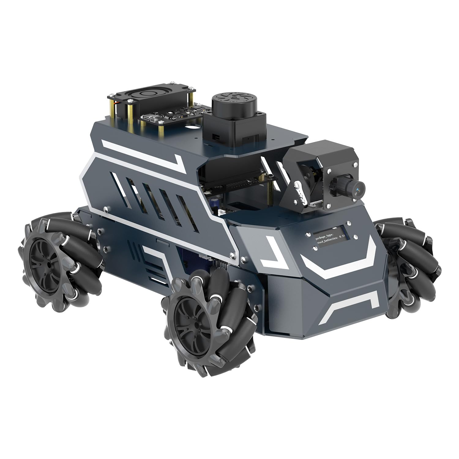 Yahboom Jetson Nano B01 ROS2 Robot 360° Omnidirectional Wheels,Embedded Intelligence,Large AI Model,SLAM Navigation for Electronic Engineering Competitions (Standard Ver Without Nano)
