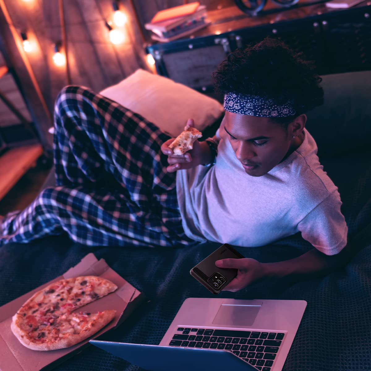 Spigen Rugged Armor for Samsung Galaxy A53 5G Case, Galaxy A53 5G Back Cover (2022) - TPU｜Matte Black