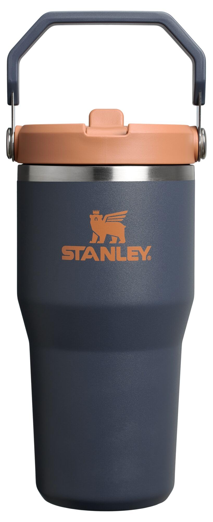 Stanley IceFlow Stainless Steel Tumbler with Straw - Vacuum Insulated Water Bottle for Home, Office or Car Reusable Cup with Straw Leak Resistant Flip Cold for 12 Hrs or Iced for 2 Days (Rose Quartz)