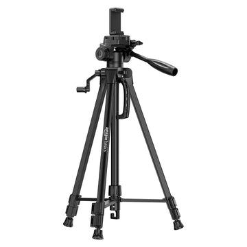 Amazon Basics 60 Inch Tripod for DSLR, Camera | Operating Height 4.58 Ft. | Maximum Load Capacity up to 4.5kg | Portable Lightweight Aluminium Tripod with 360° Ball Head | Carry Bag Not Included