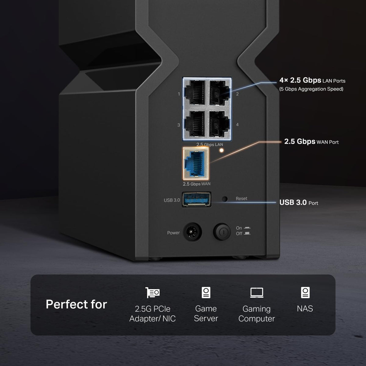 TP-Link Tri-Band BE9300 WiFi 7 Router (Archer BE550)