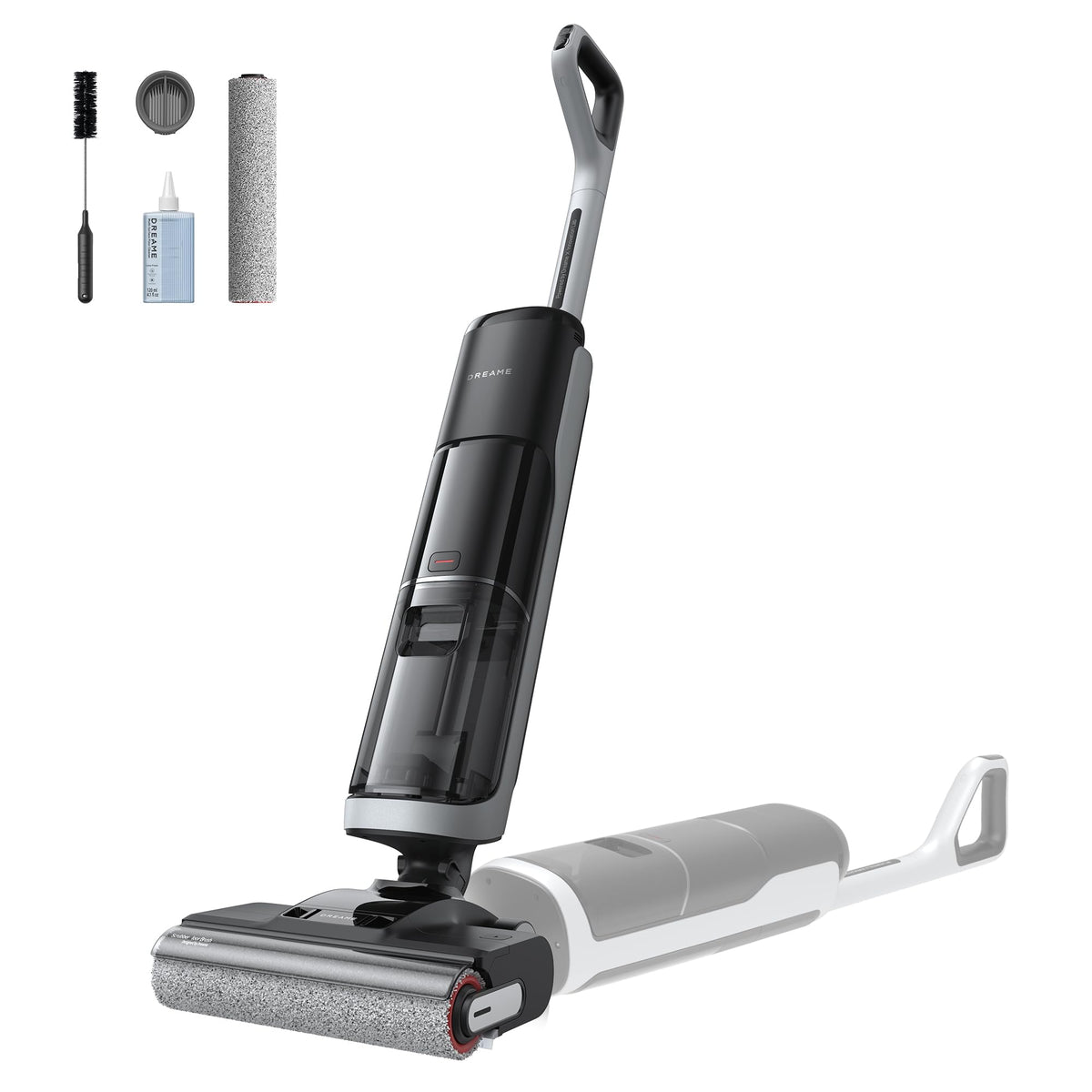 dreame H14 Pro Wet Dry Vacuum Cleaner, 180° Lie-Flat Vacuum Mop, 140°F Washing and Fast Hot Air Drying, Powerful 18kPa Suction Floor Cleaner Machine, Easy GlideWheel Movement, Smart App Control