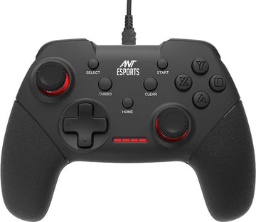 Ant Esports GP100 Controller Joysticks for PC (Windows 7/8/8.1/10) / PS3 / Andriod/Steam Gaming Wired Gamepad (Black)