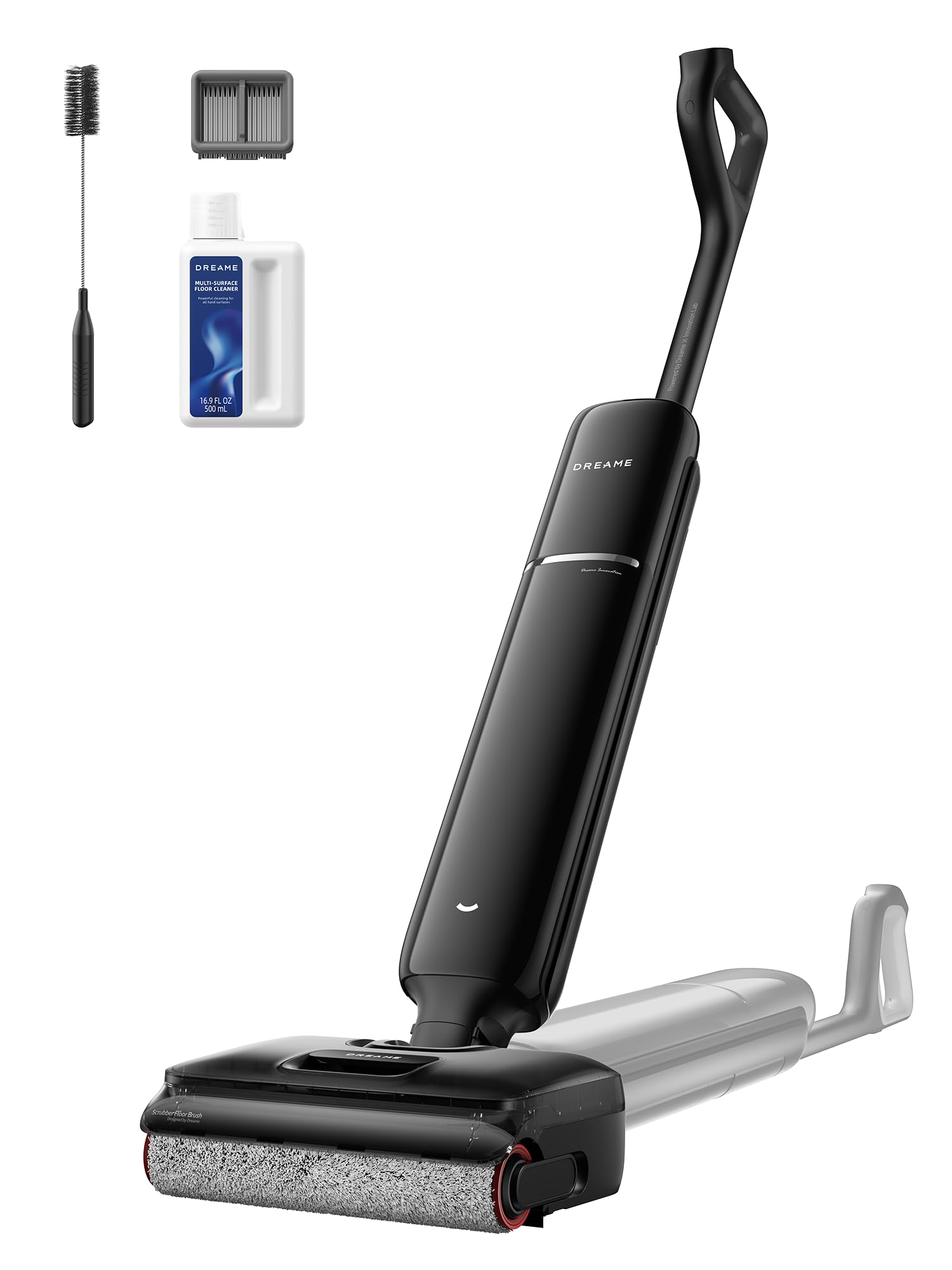 DREAME Aero Pro Wet Dry Vacuum Mop, Ultra-Slim with Hot Self-Cleaning/Self-Drying, 0 Hair Tangle Great for Pet Owner, Powerful Wet Dry Vacuum with 60min Runtime, Pick-up & Mop at The Same Time